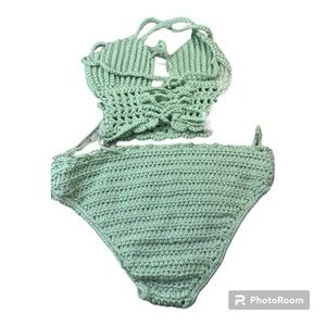 Hand made 2 piece swimsuit . Size small  NWOT